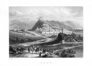 Kars, eine Stadt im Nordosten der Türkei, 1893 von J. Godfrey
