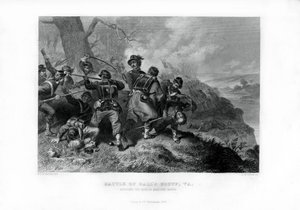 Rettung des Körpers von Oberst Edward Baker, Schlacht von Balls Bluff, Virginia, 1862-1867