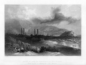 Die Ruinen von Soli oder Pompeiopolis, Türkei, 1841