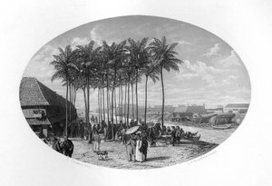 Gründung von Batavia, Java, Niederländisch-Ostindien, 1619, ca. 1870