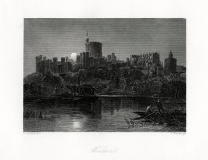 Schloss Windsor, Berkshire, 19. Jahrhundert von J. Horsburgh