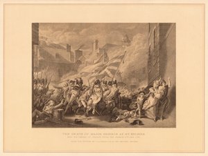 Der Tod von Major Peirson in St. Heliers, 1781