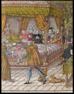 Der Tod von Henri II. (1519-59) 10. Juli 1559 (Detail)