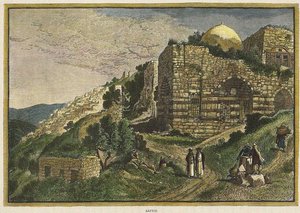 Safed. Aus: Malerisches Palästina, Sinai und Ägypten von J. Johnstone