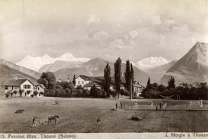 Pension Liten, Thun, Schweiz, 1885
