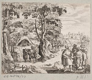 Illustration zu Adam Olearius, „Persianischer Rosenthal von einem Sinnreichen Poeten Schich Saadi […]“, Schleswig 1660