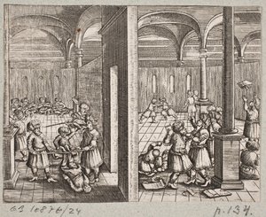 Illustration zu Adam Olearius, "Persianischer Rosenthal von einem Sinnreichen Poeten Schich Saadi [...]", Schleswig 1660 von J. Muller