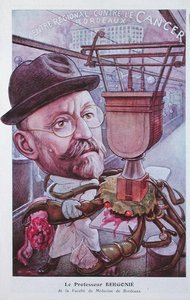Professor Jean-Alban Bergonie (1857-1925) von der Medizinischen Fakultät in Bordeaux, aus 