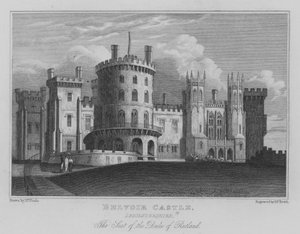 Belvoir Castle, Leicestershire; Der Sitz des Duke of Rutland von John Preston Neale