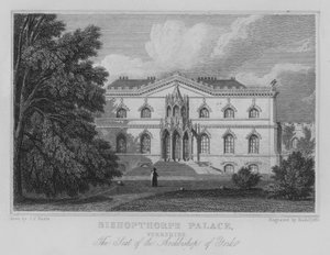 Bishopthorpe Palace, Yorkshire, der Sitz des Erzbischofs von York