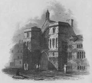 Westminster Hall (Stich) von John Preston Neale