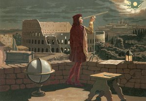 Kopernikus beobachtet in Rom eine Mondfinsternis