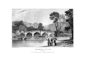 Richmond-Brücke, London, 1829