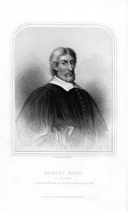 Robert Boyd von Trochrig, bedeutender schottischer Theologe, 1870 von J. Rogers