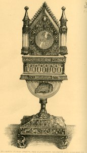 Reliquiar, frühes 13. Jahrhundert, 1881 von J. S. Goepel