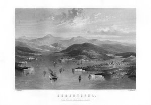 Sewastopol, eine Hafenstadt in der Ukraine, 1893