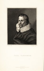 Porträt von Paul van Somer, flämischer Künstler und Hofmaler von König James I. von England, um 1577-1621