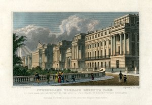 Cumberland Terrace, Regents Park, London, 1827 von J. Tingle
