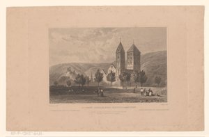 Ansicht der Johanniskirche bei Lahnstein von J. Weeks