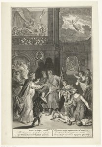 Tod der Erstgeborenen in Ägypten von J. van Buysen