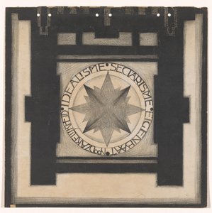 Rückseite des Umschlags Wendingen 1920 von Jac Jongert