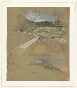 Zwei Reiseskizzen von Alicante, Spanien von Jac van Looij