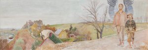 Engel mit Tobias von Jacek Malczewski