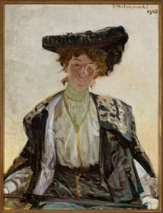 Porträt von Helena Sulima, Schauspielerin von Jacek Malczewski
