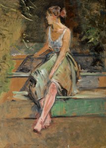 Studie eines Mädchens von Jacek Malczewski