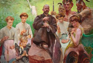 Heiliger Franziskus von Jacek Malczewski