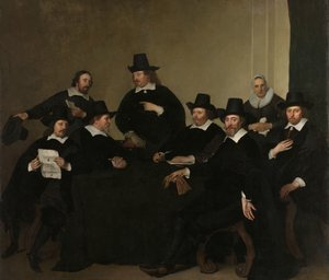 Regenten des Nieuwe Zijds Instituts für die Außenhilfe der Armen, Amsterdam, ca. 1650