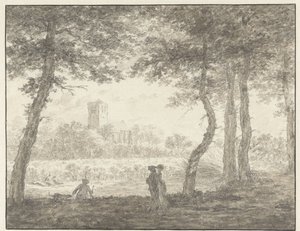 Muiderberg, von der Hooge Weg aus gesehen