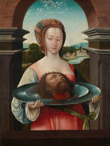 Salome mit dem Haupt Johannes des Täufers von Jacob Cornelisz van Oostsanen