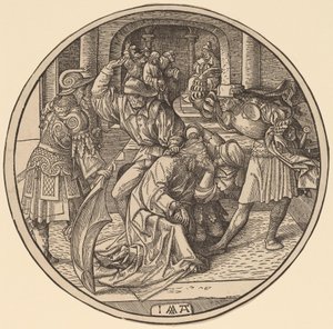 Die Verspottung Christi und Christus vor Kaiphas