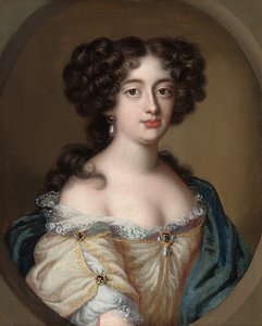 Porträt einer Dame, traditionell als Ortensia Mancini identifiziert von Jacob Ferdinand Voet