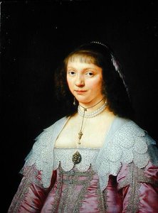 Porträt einer jungen Frau von Jacob Fransz van der Merck