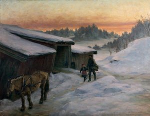 Von einem Bauernhof in der Nähe von Lysaker