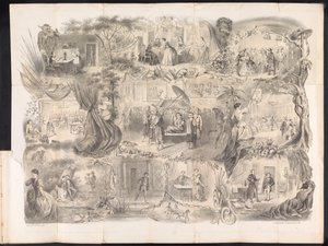 Karikatur im Delfter Studentenalmanach, 1858 von Jacob Gosschalk