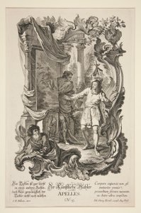 Der künstliche Maler, Apelles von Jacob Gottlieb Thelot