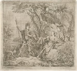 Venus versucht Adonis von der Jagd abzuhalten