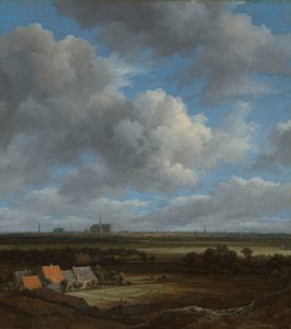 Ansicht von Haarlem vom Nordwesten, mit den Bleichfeldern im Vordergrund von Jacob van Ruisdael