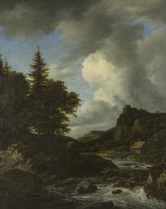 Fluss in Hochwasser, ca. 1660