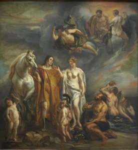 Aeneas von den Göttern unterstützt von Jacob Jordaens