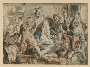 Das Fest des Bohnenkönigs von Jacob Jordaens