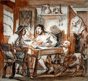 Esau verkauft sein Erstgeburtsrecht an Jakob von Jacob Jordaens