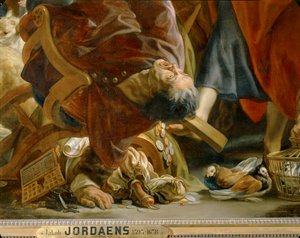 Jesus vertreibt die Händler aus dem Tempel von Jacob Jordaens