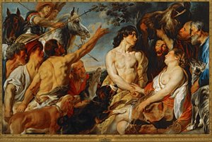 Meleager und Atalanta von Jacob Jordaens