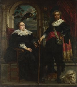 Porträt von Govaert van Surpele und seiner Frau