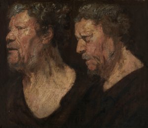 Studien des Kopfes von Abraham Grapheus von Jacob Jordaens