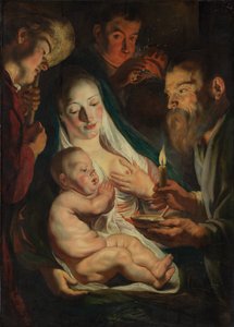 Die Heilige Familie mit Hirten, 1616